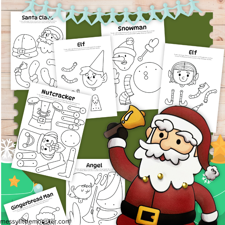 Spilt Pin Christmas Paper Craft Printable – Messy Little Monster Shop spilt-pin-christmas-paper-craft-printable-messy-little-monster-shop