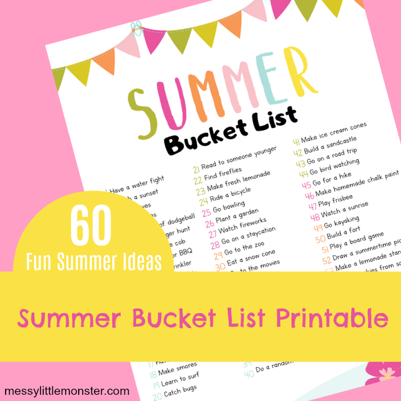 summer bucket list