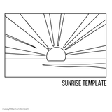 sunrise printable