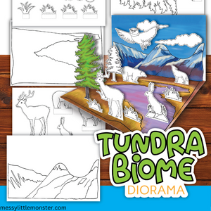 tundra diorama