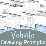 vehicle drawing prompts