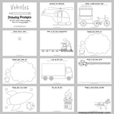vehicle drawing ideas for kids