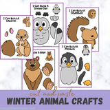 winter animal crafts