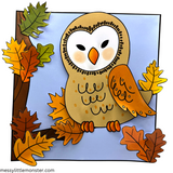 woodland coloring pages 3D