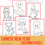 chinese new year coloring pages