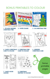 Christmas Paper Craft Printables - BUNDLE of Christmas Crafts for Kids with Templates