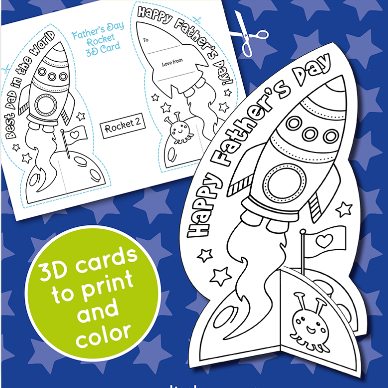 3D Printable Father's Day Card to Color – Messy Little Monster Shop 3d-printable-father-s-day-card-to-color-messy-little-monster-shop