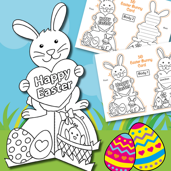 3D Pop Up Card With Envelope Easter Greeting Card ... – Vicedeal