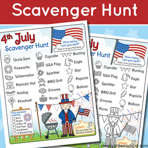 4th July scavenger hunt