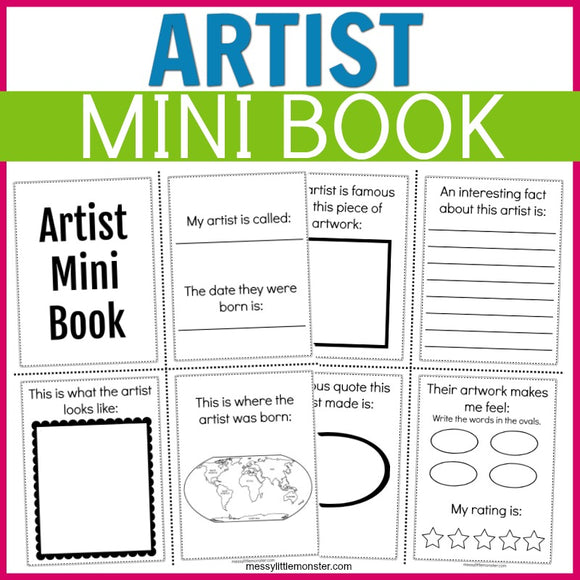 Artist Mini Book