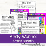 Famous artists for kids - Andy Warhol