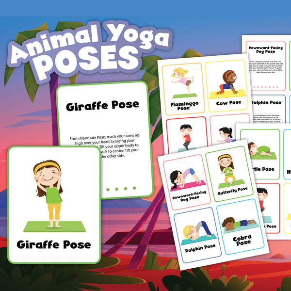 Kids Yoga Animal Poses Photos, Images and Pictures