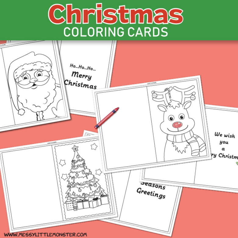 christmas-coloring-cards-messy-little-monster-shop for Free Printable Christmas Cards For Kids Christmas Coloring Cards – Messy Little Monster Shop for Free Printable Christmas Cards For Kids