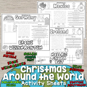 Christmas Around the World Activity Sheets