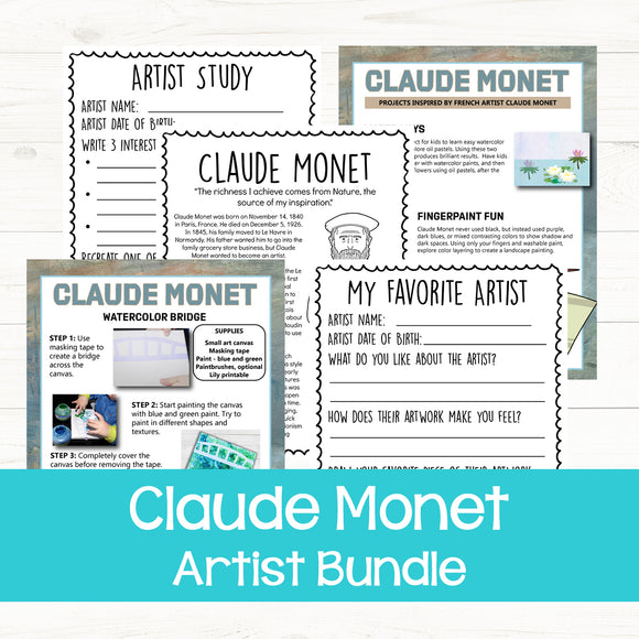 Claude Monet for kids