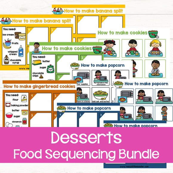 Sequencing Activities: Desserts
