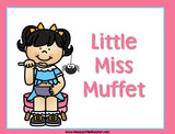 Little Miss Muffet - Nursery Rhyme Sequencing Activity