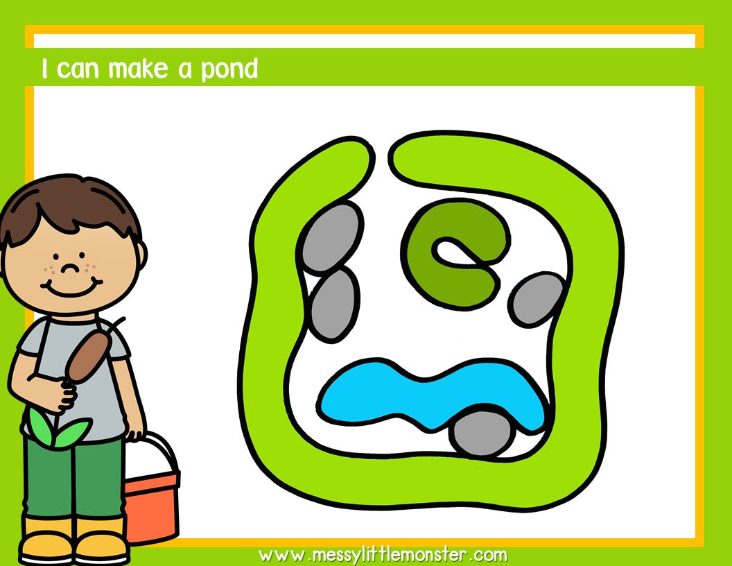 Pond Playdough Mats – Messy Little Monster Shop