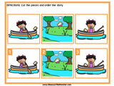 Row Row Your Boat - Nursery Rhyme Sequencing Activity