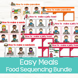 Sequencing Activities: Food Bundle