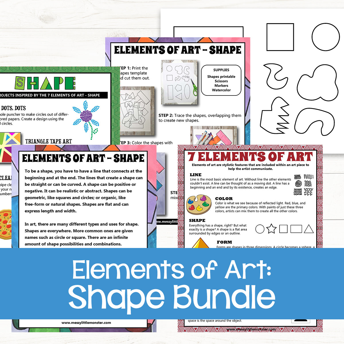 elements-of-art-shape-messy-little-monster-shop for Free Printable Elements Of Art Posters Elements of Art: Shape – Messy Little Monster Shop for Free Printable Elements Of Art Posters
