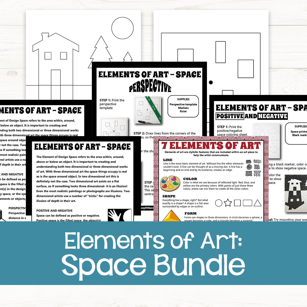 Space Element Of Art Worksheet