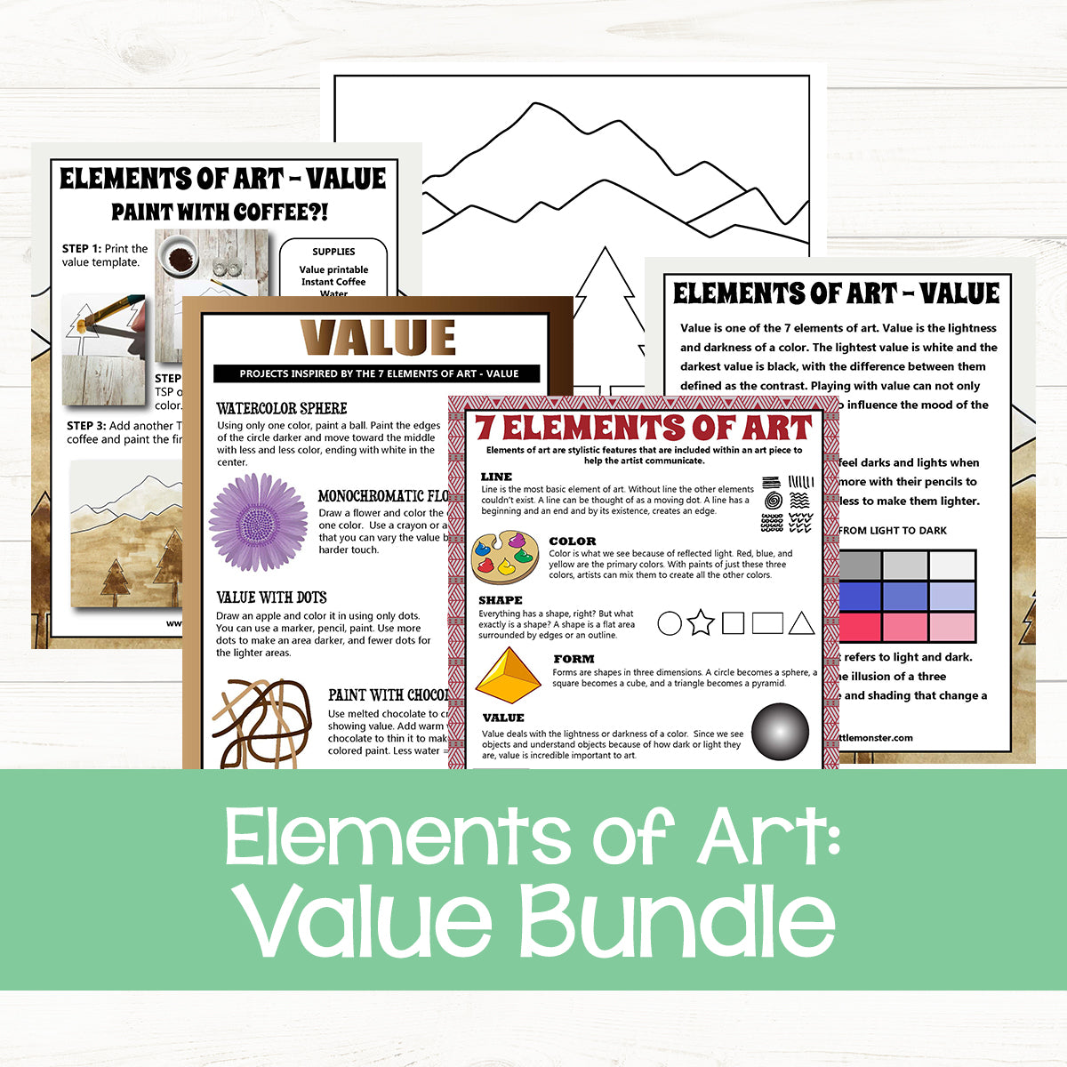 Value Form Element Example Elements of Art Value Printable - Educational Images | Picstank