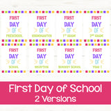 First Day of School Banners