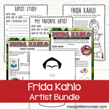 Famous artists for kids - Frida Kahlo