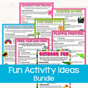 Fun Activity Idea Lists