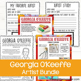 Famous artists for kids - Georgia O'Keeffe