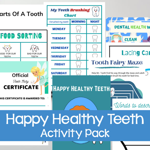Happy Healthy Teeth Activity Pack