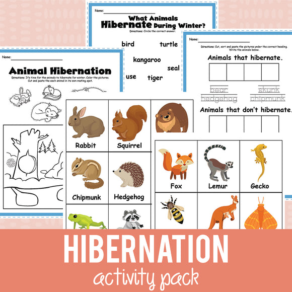 Hibernation Activity Pack