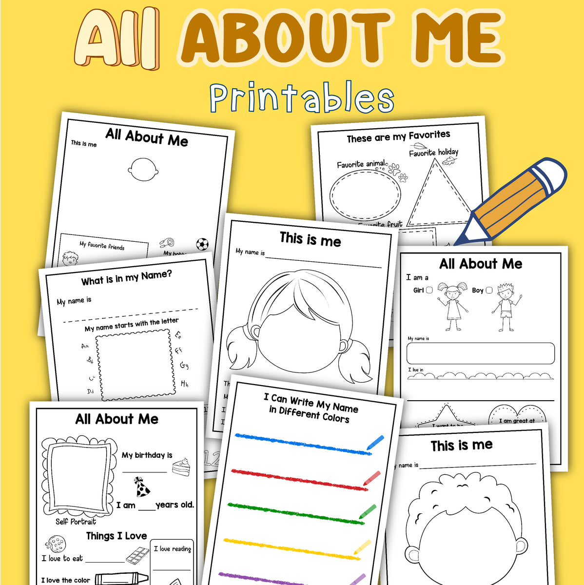 All About Me – Messy Little Monster Shop