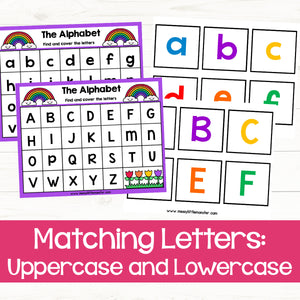 Matching Letters: Uppercase and Lowercase