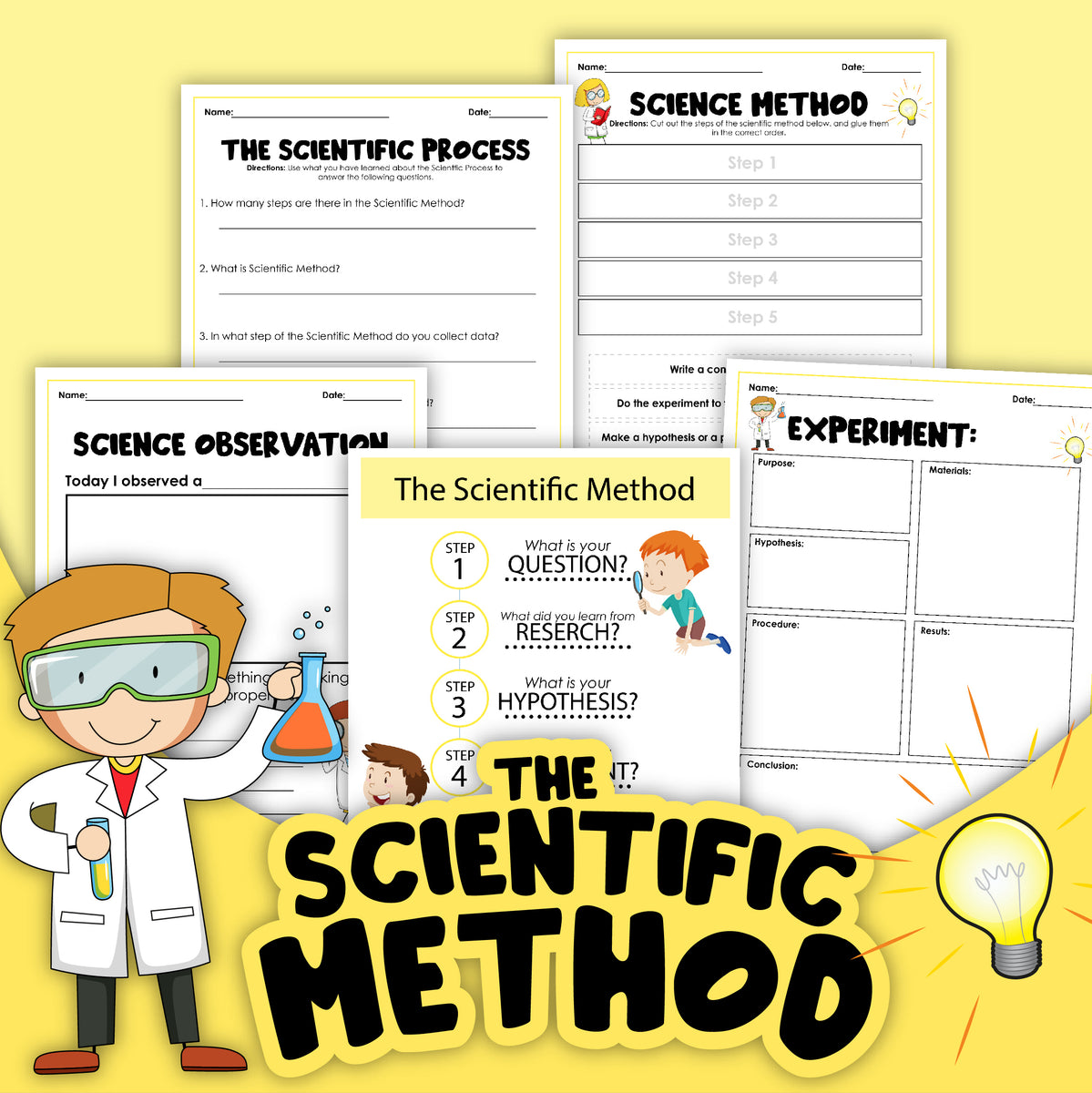 The Scientific Method – Messy Little Monster Shop