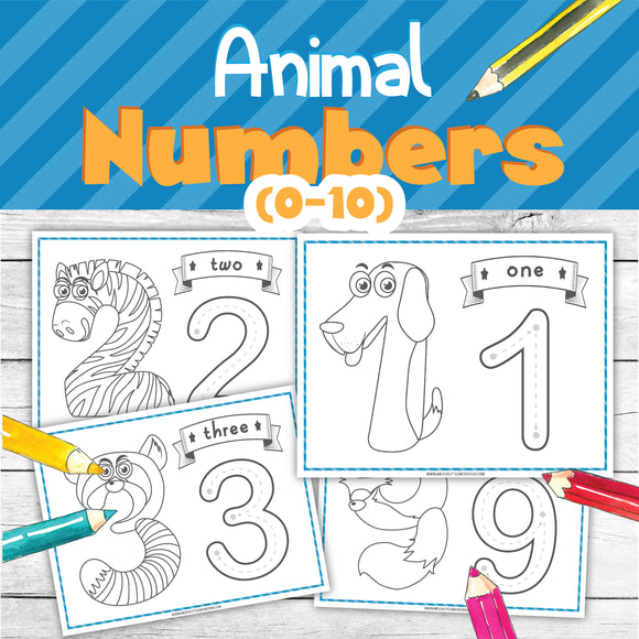Animal Numbers 0-10