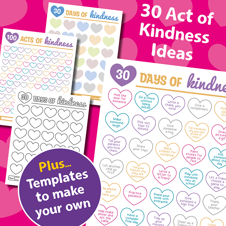 Kindness Charts – Messy Little Monster Shop