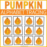 Pumpkin Alphabet Tracing Cards – Messy Little Monster Shop