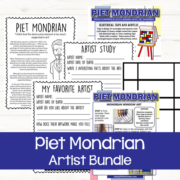 Piet Mondrian for Kids