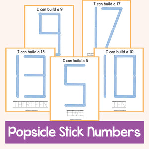 Popsicle Stick Numbers