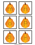 Pumpkin Alphabet Tracing Cards