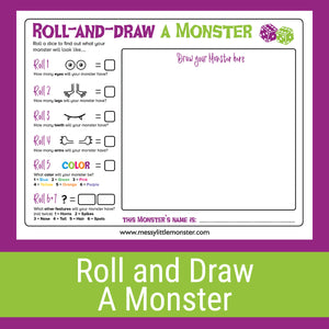Roll and Draw a Monster