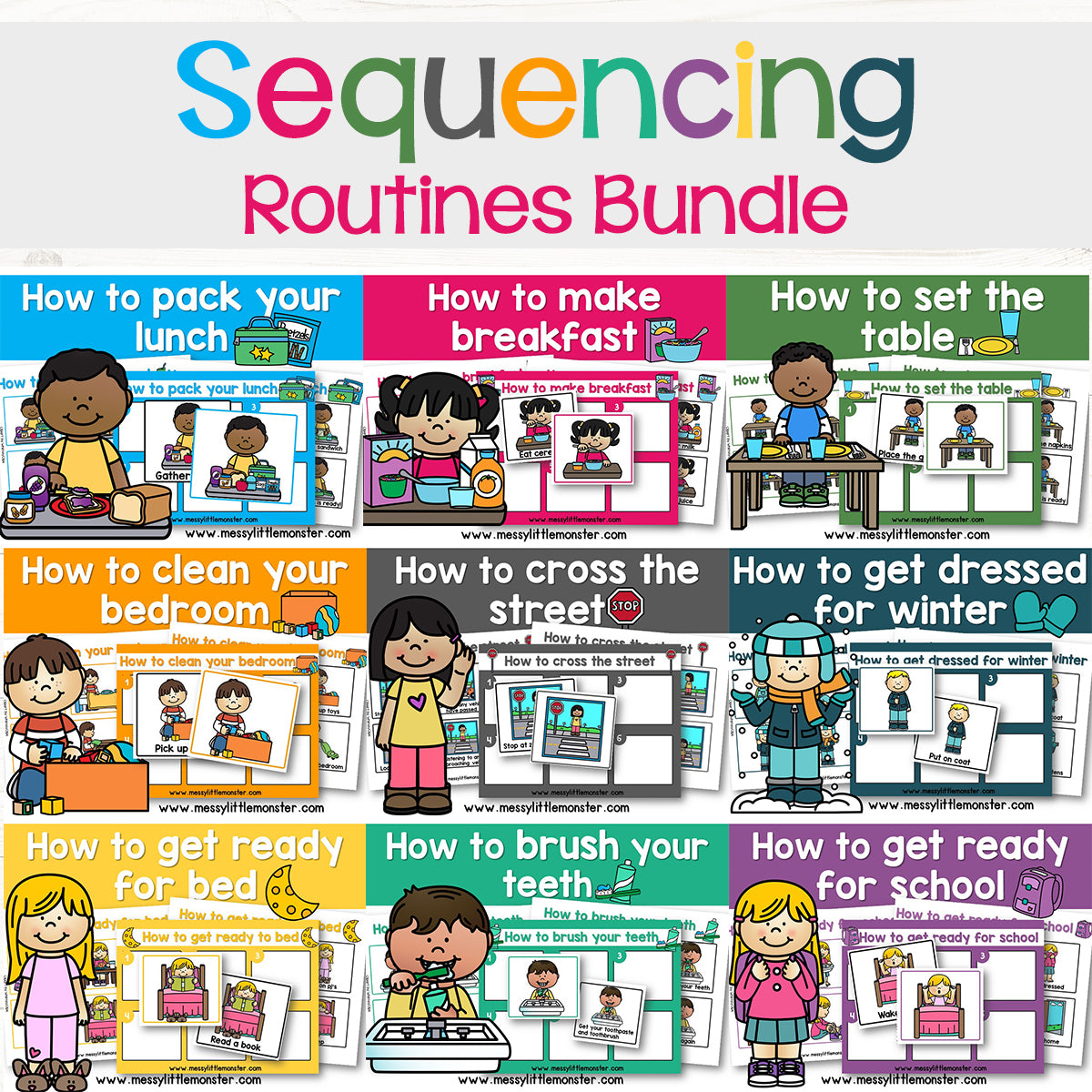 Dressing Sequencing Getting Dressed Sequence Pictures