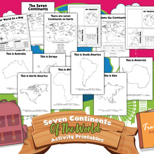Seven Continents Activity Pack