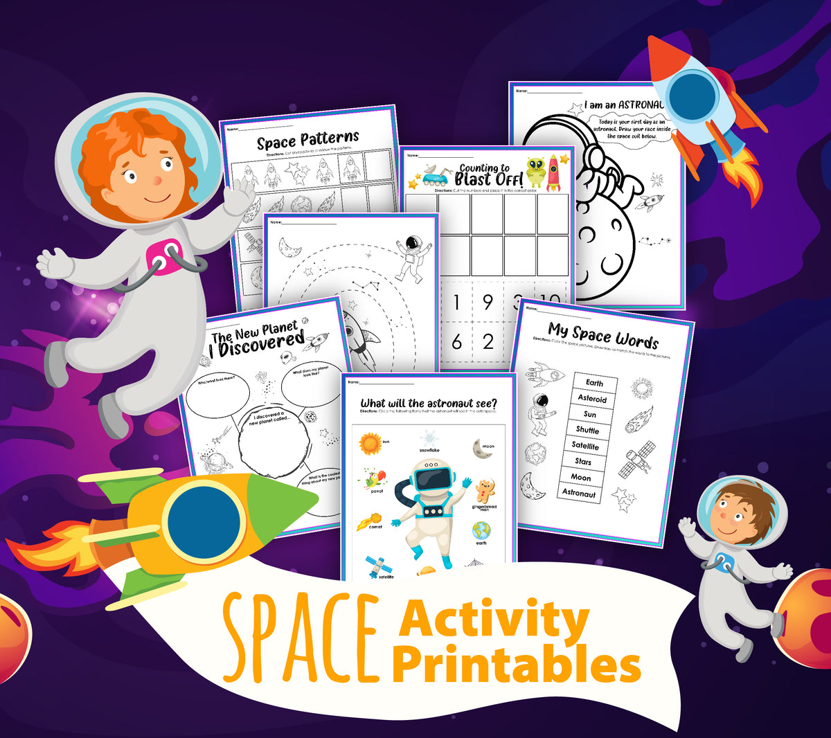 Space Activities – Messy Little Monster Shop