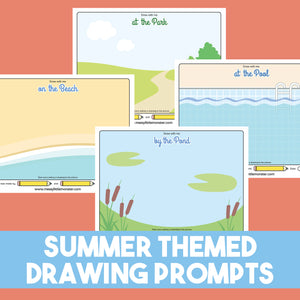 Summer Themed Drawing Prompts