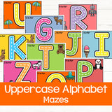 alphabet, number and shape playdough mats