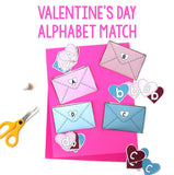 Valentine's Day Alphabet Match