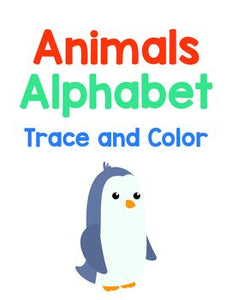 Animal Alphabet Book (trace and color)